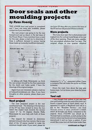 Door Seals and Other Moulding Projects