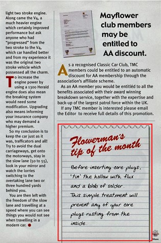 Flowerman’s Tip of the Month