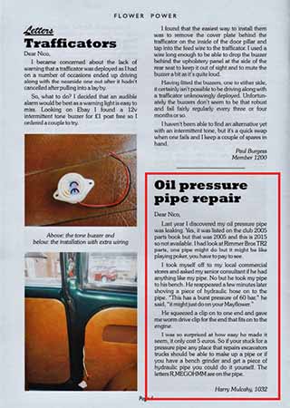 Oil Pressure Pipe Repair