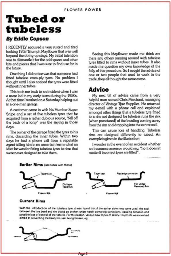 Tubed or Tubeless