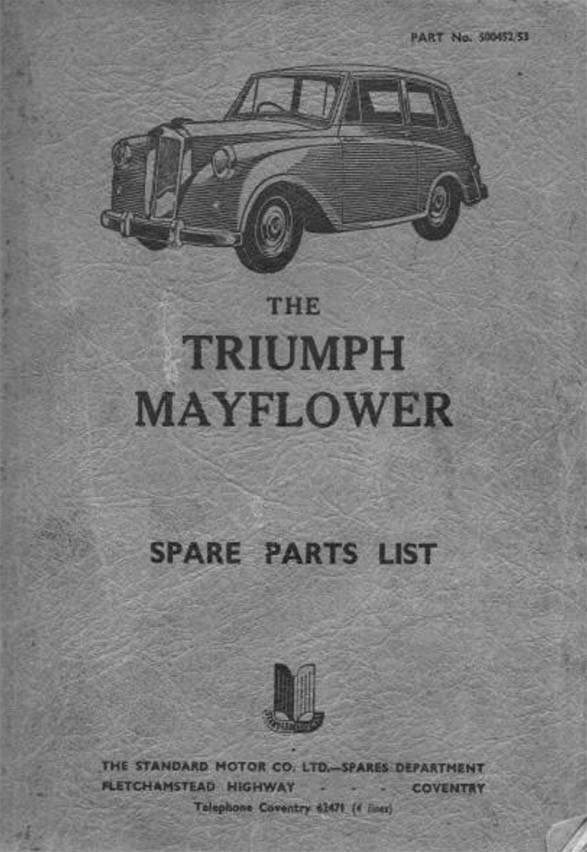 Mayflower Spare Parts List