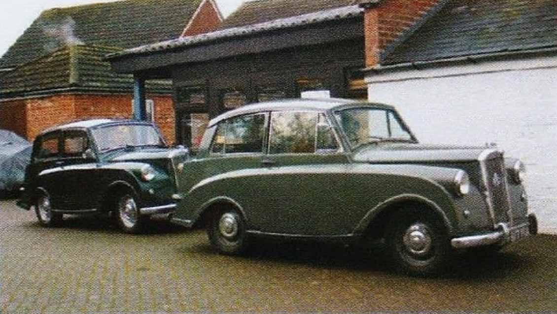 Photo of Chad and Paul’s Cars Outside the TSSC Centre